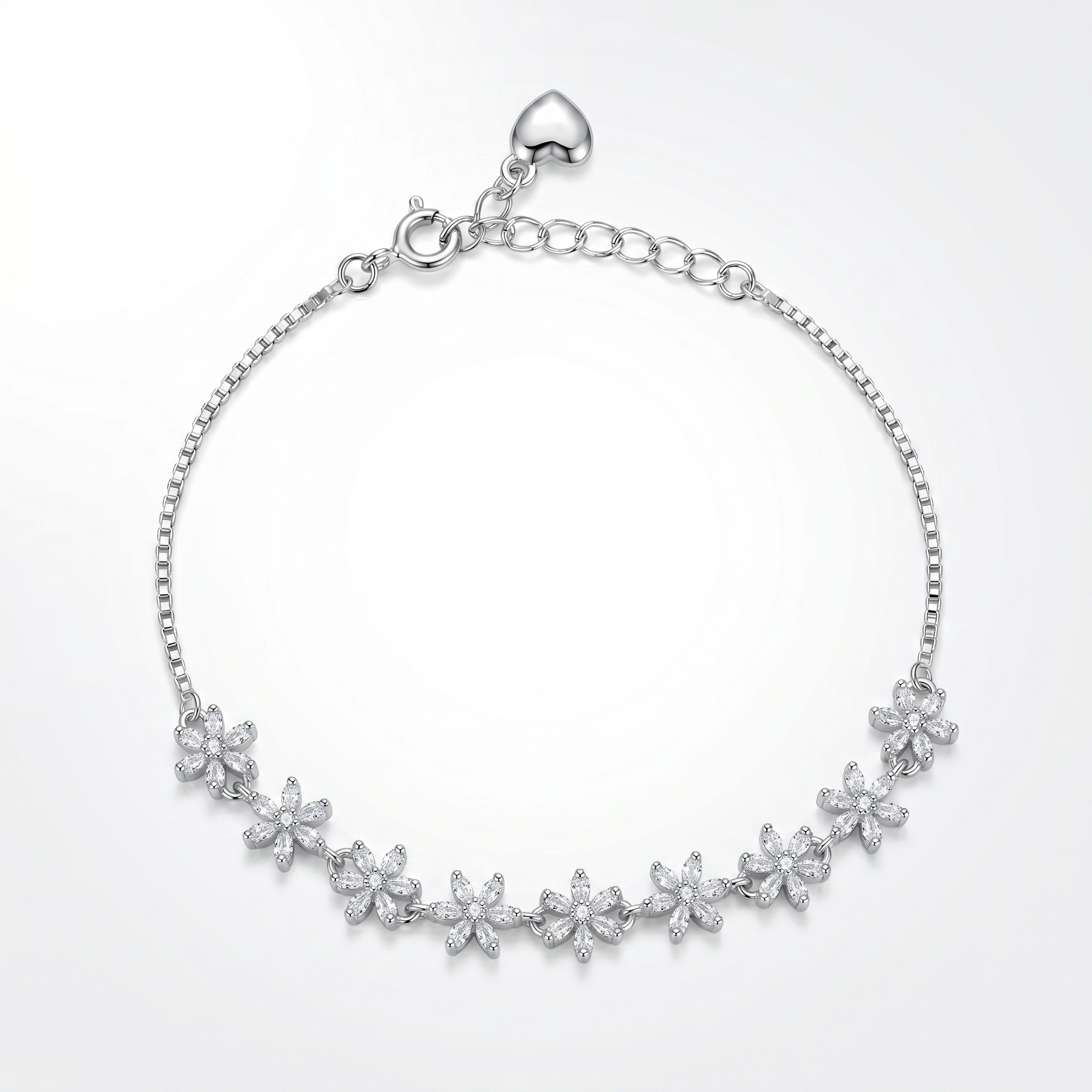 Silver Blossom Bracelet