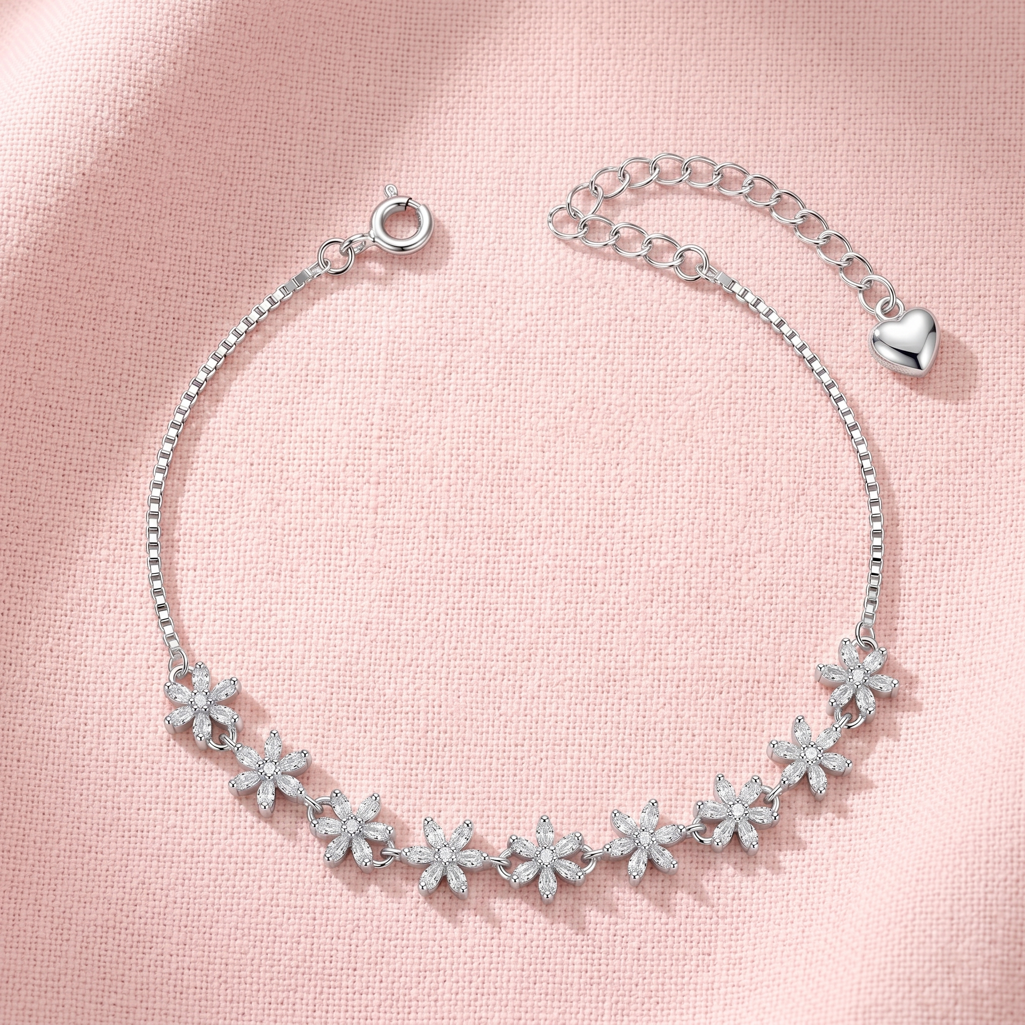 Silver Blossom Bracelet