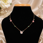 Minimal Blossom Garden Set with Earrings