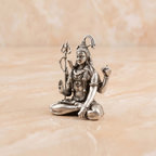 Silver Neelkanth Mahadev Idol