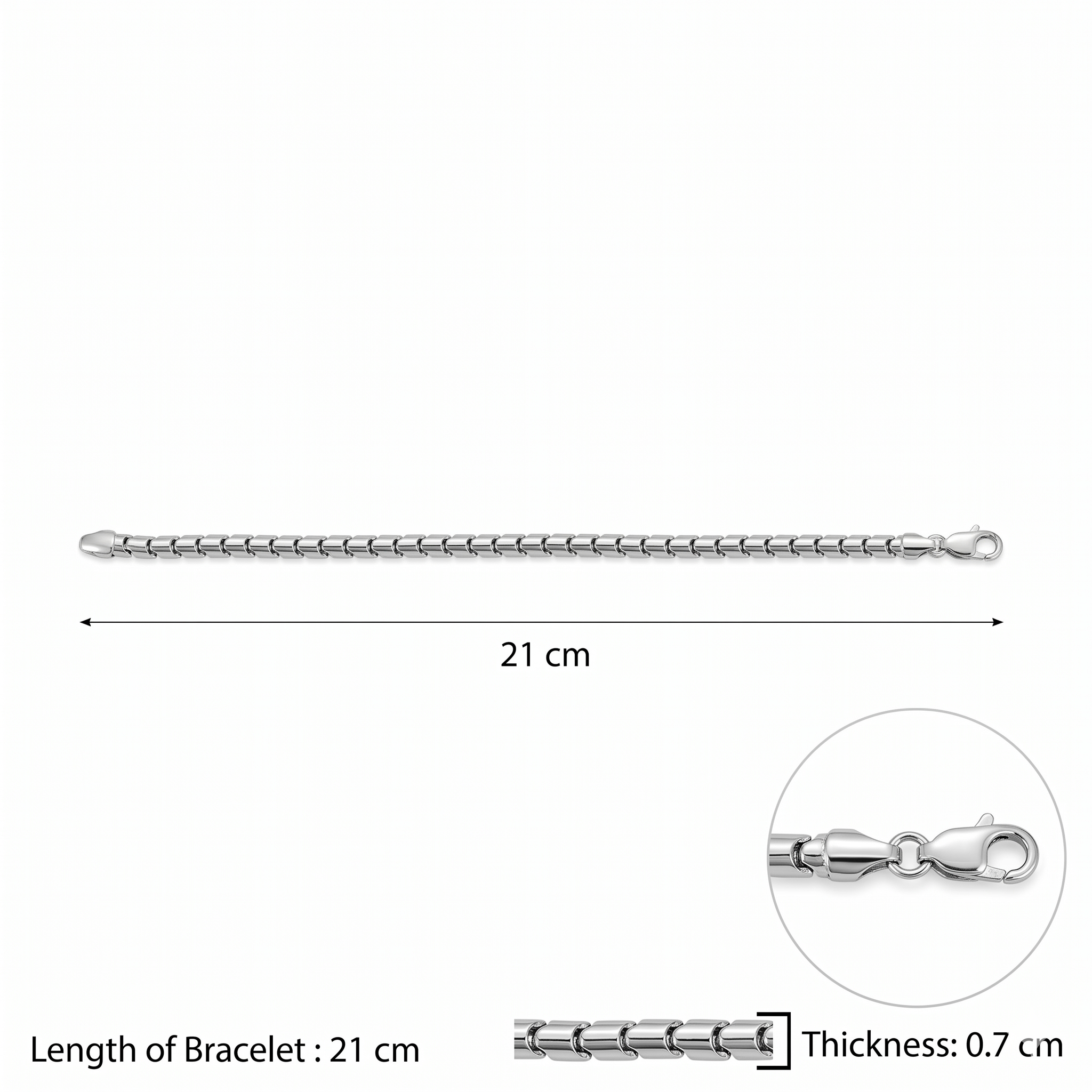 Silver Metro Link Bracelet