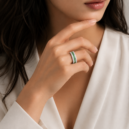 Emerald Transformational Ring Pendant