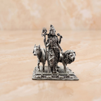 Silver Ardhanarishvara Divine Grace Idol