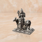 Silver Ardhanarishvara Divine Grace Idol