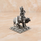 Silver Ardhanarishvara Divine Grace Idol