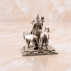 Silver Ardhanarishvara Divine Grace Idol