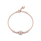 Silver Star Rose Bracelet