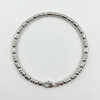 Silver Nova Bead Bracelet
