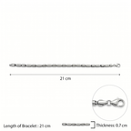 Silver Nova Bead Bracelet