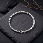 Silver Nova Bead Bracelet