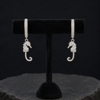 Ocean Whisper Seahorse Earrings