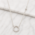 Halo Éclat Pendant with Chain