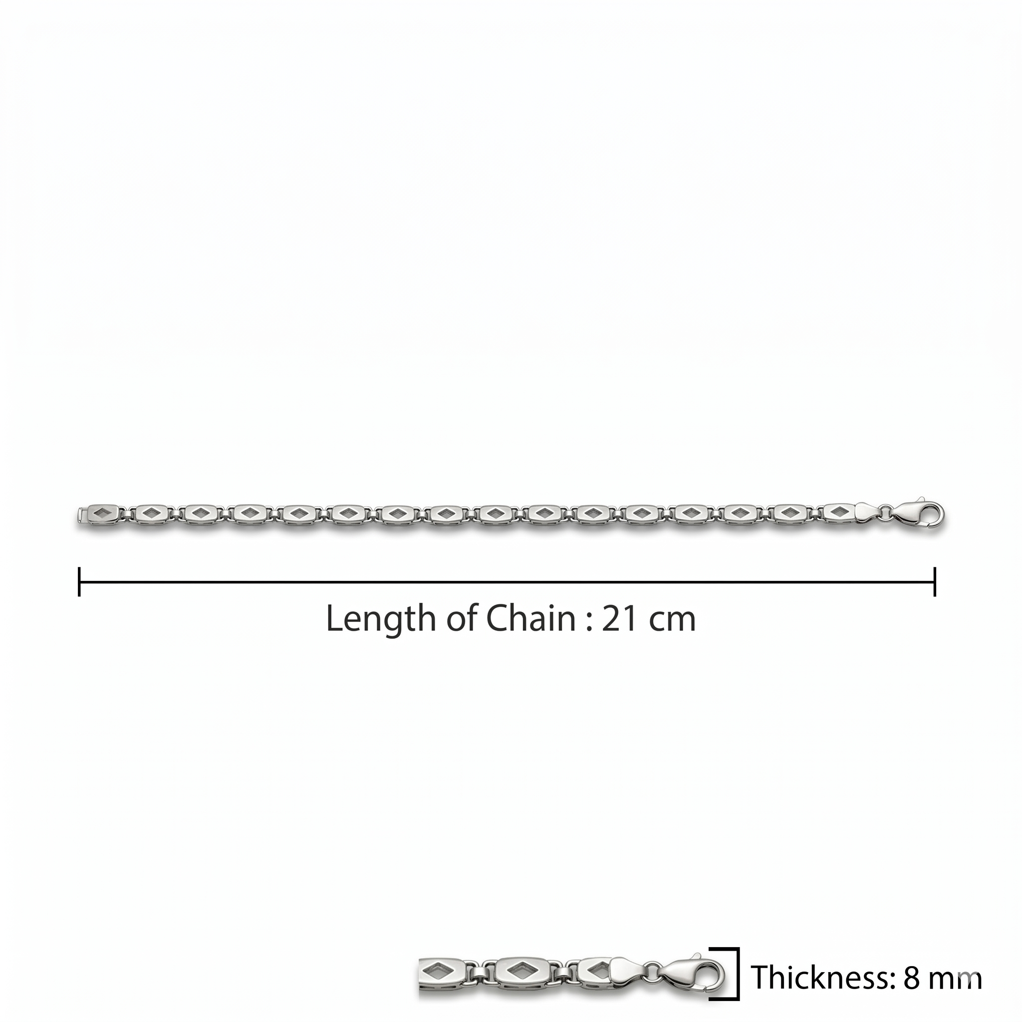 Silver Zenith Chain Bracelet