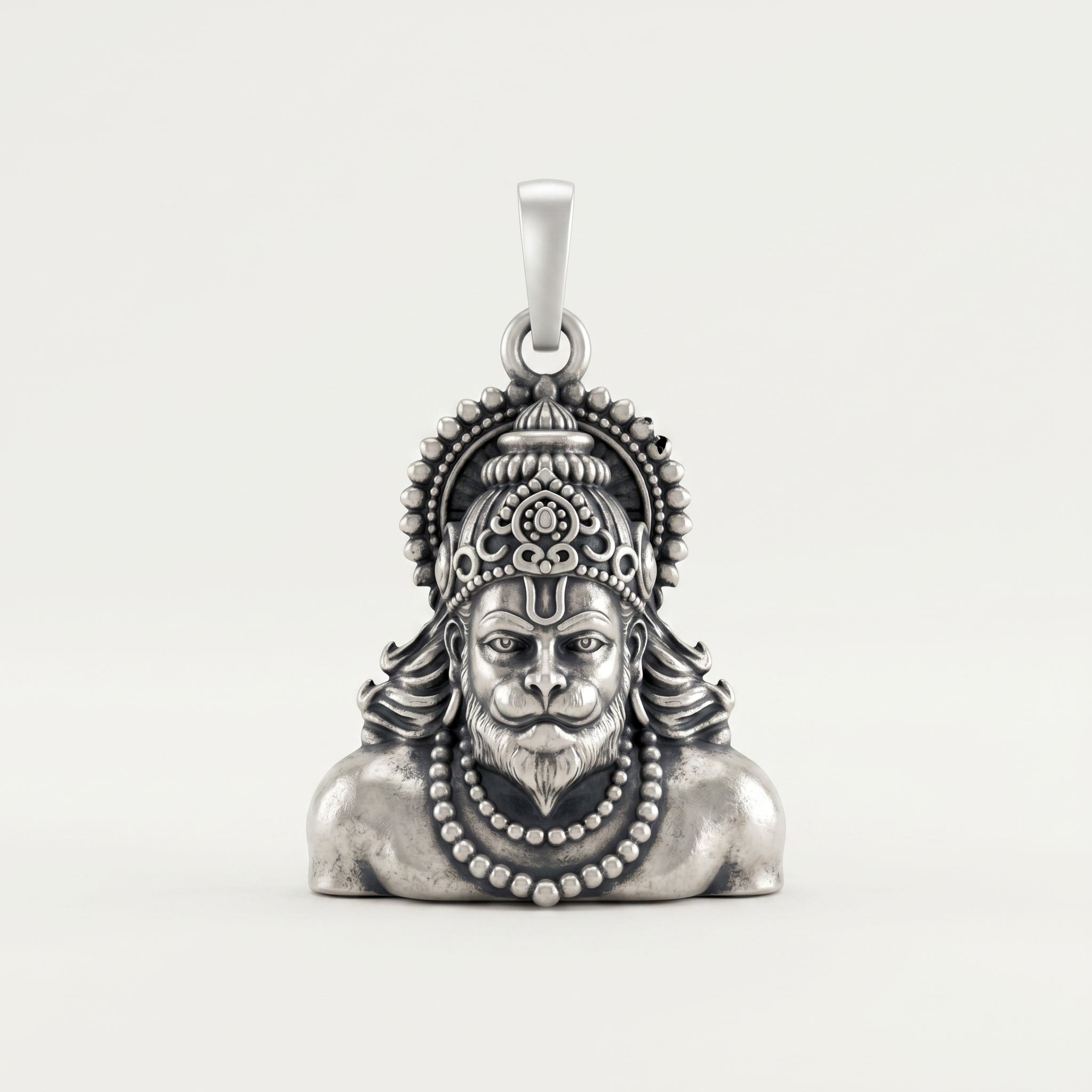 Veer Hanuman Heritage Pendant
