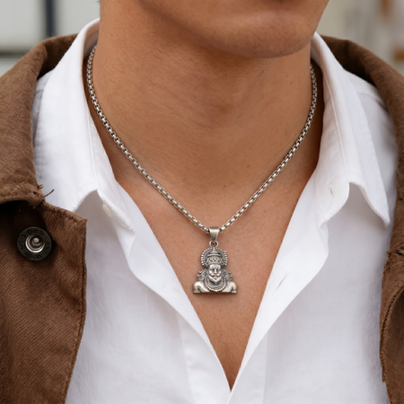 Veer Hanuman Heritage Pendant