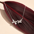 Butterfly Bloom Pendant with Chain