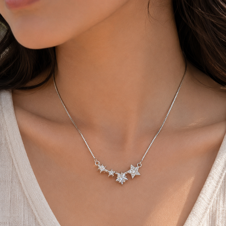 Celestia Starfall Pendant with Chain