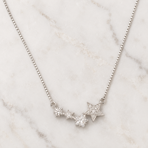 Celestia Starfall Pendant with Chain