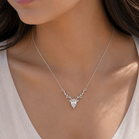 Majestic Stag Pendant with Chain