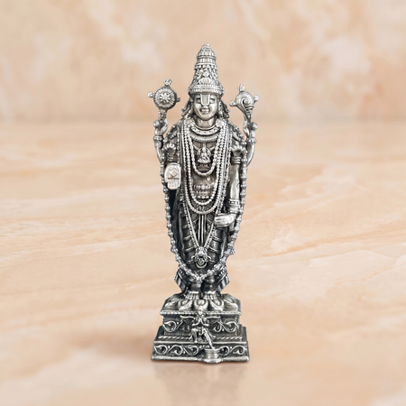 Silver Sri Venkateswara Swamy Idol
