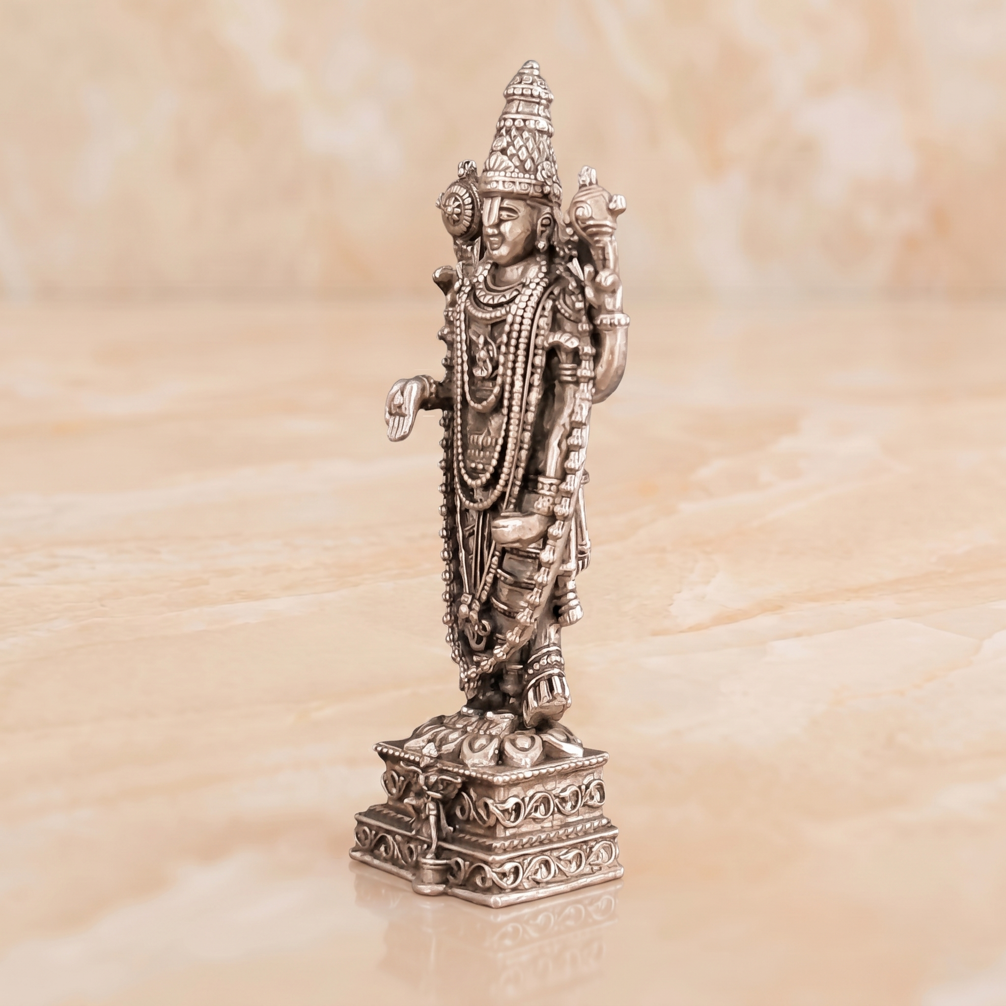 Silver Sri Venkateswara Swamy Idol