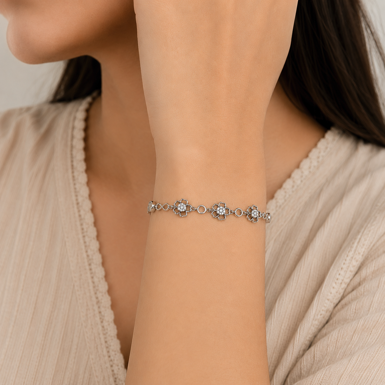 Everbloom Infinity Bracelet