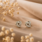 Eternity Knot Stud Earrings