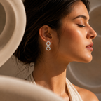 Infinity Link Dangler Earrings