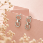 Infinity Link Dangler Earrings