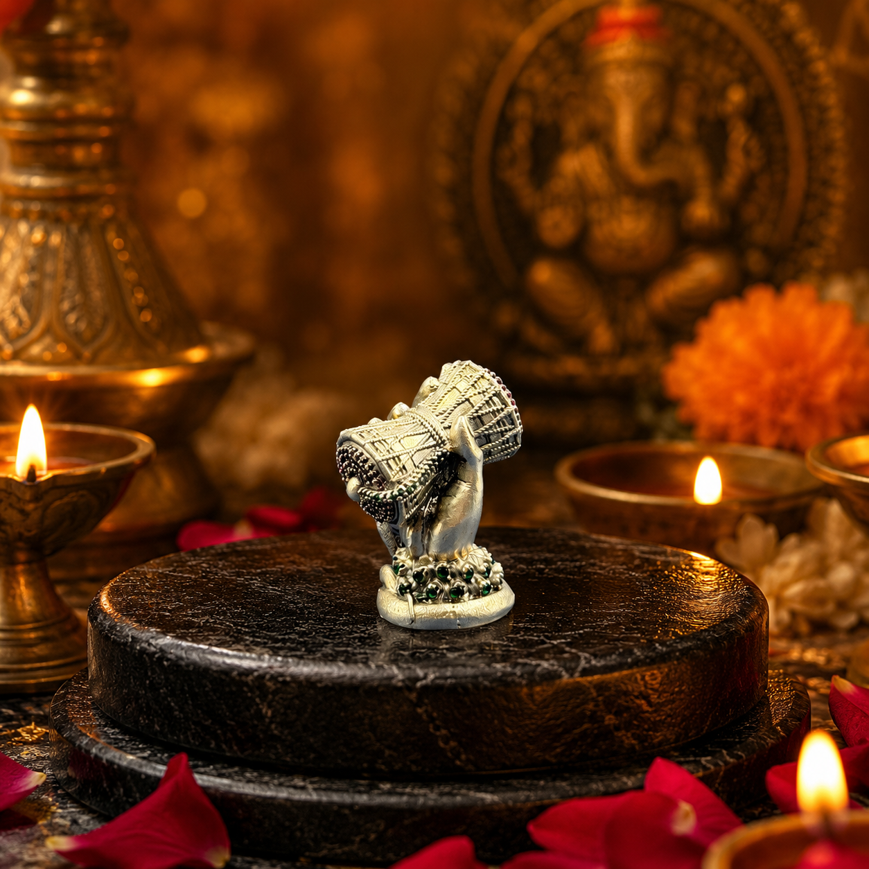Shankara Divine Damru Idol