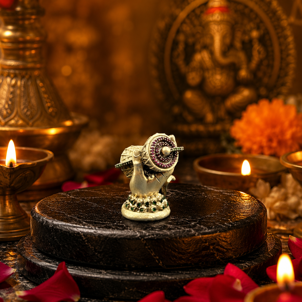 Shankara Divine Damru Idol