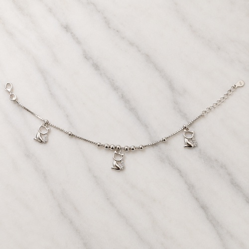 Étreinte Cat Charm Bracelet