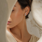 Élan Geometric Drop Earrings