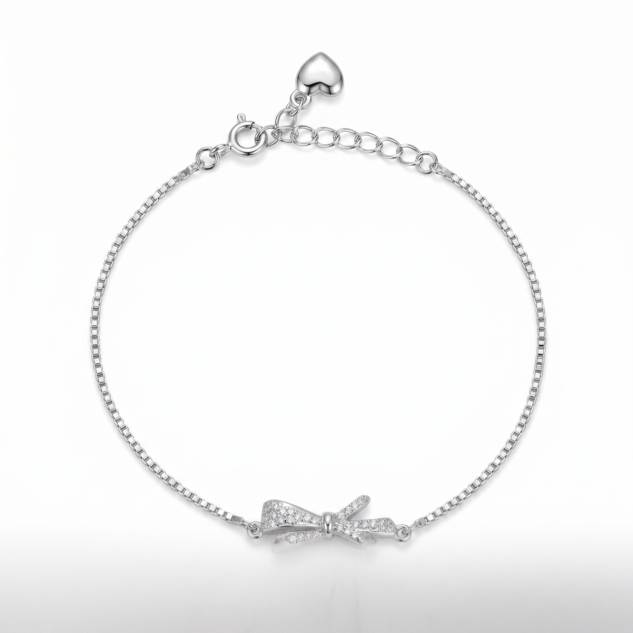 SIlver Celeste Bow Bracelet