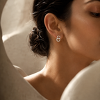 Aura Loop Stud Earrings