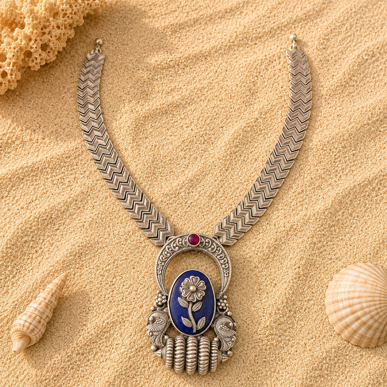 Neelpushpa Heritage Necklace