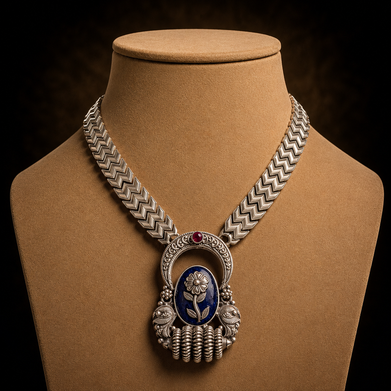 Neelpushpa Heritage Necklace