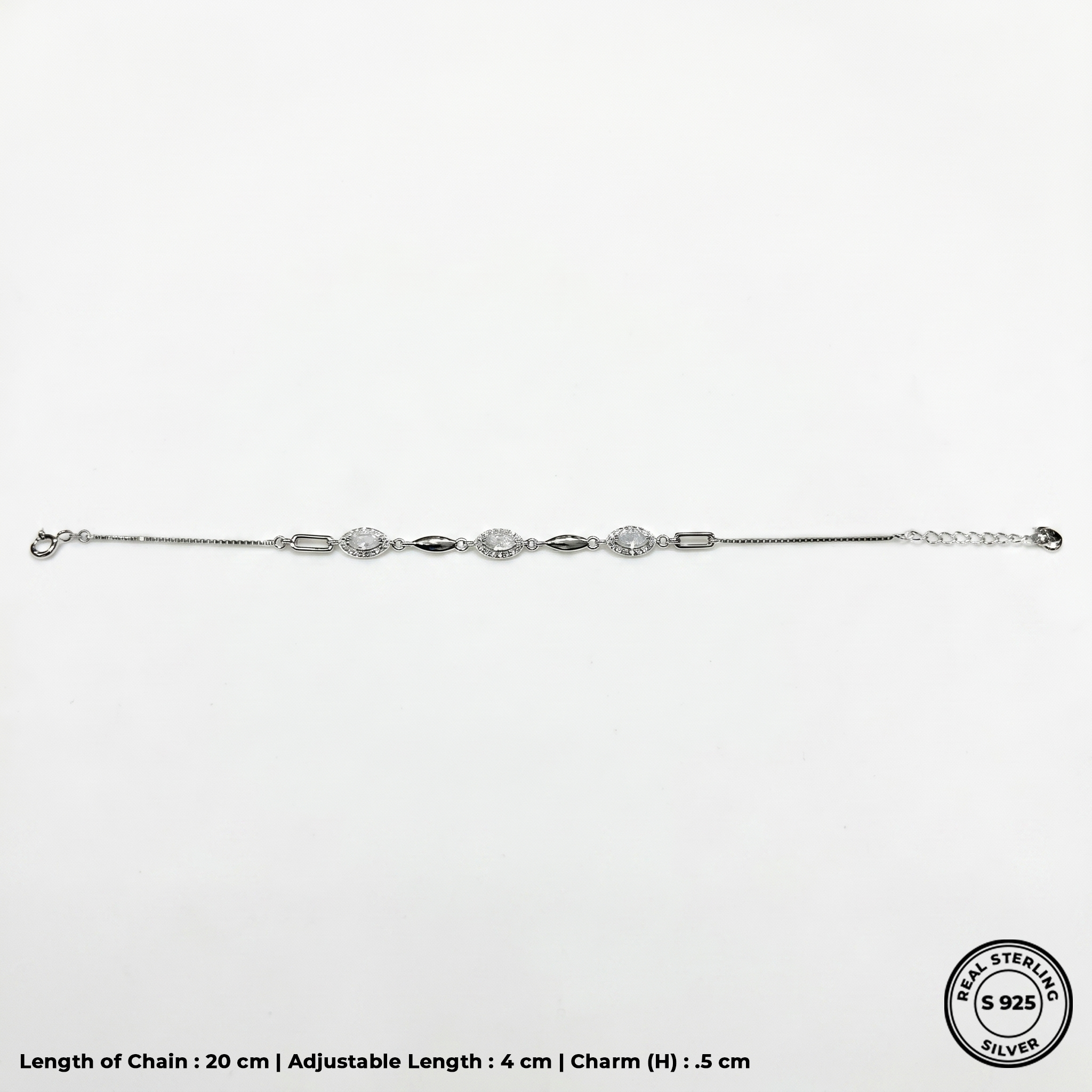Silver Spark Bracelet