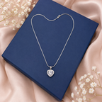 Celeste Heart Pendant with Chain