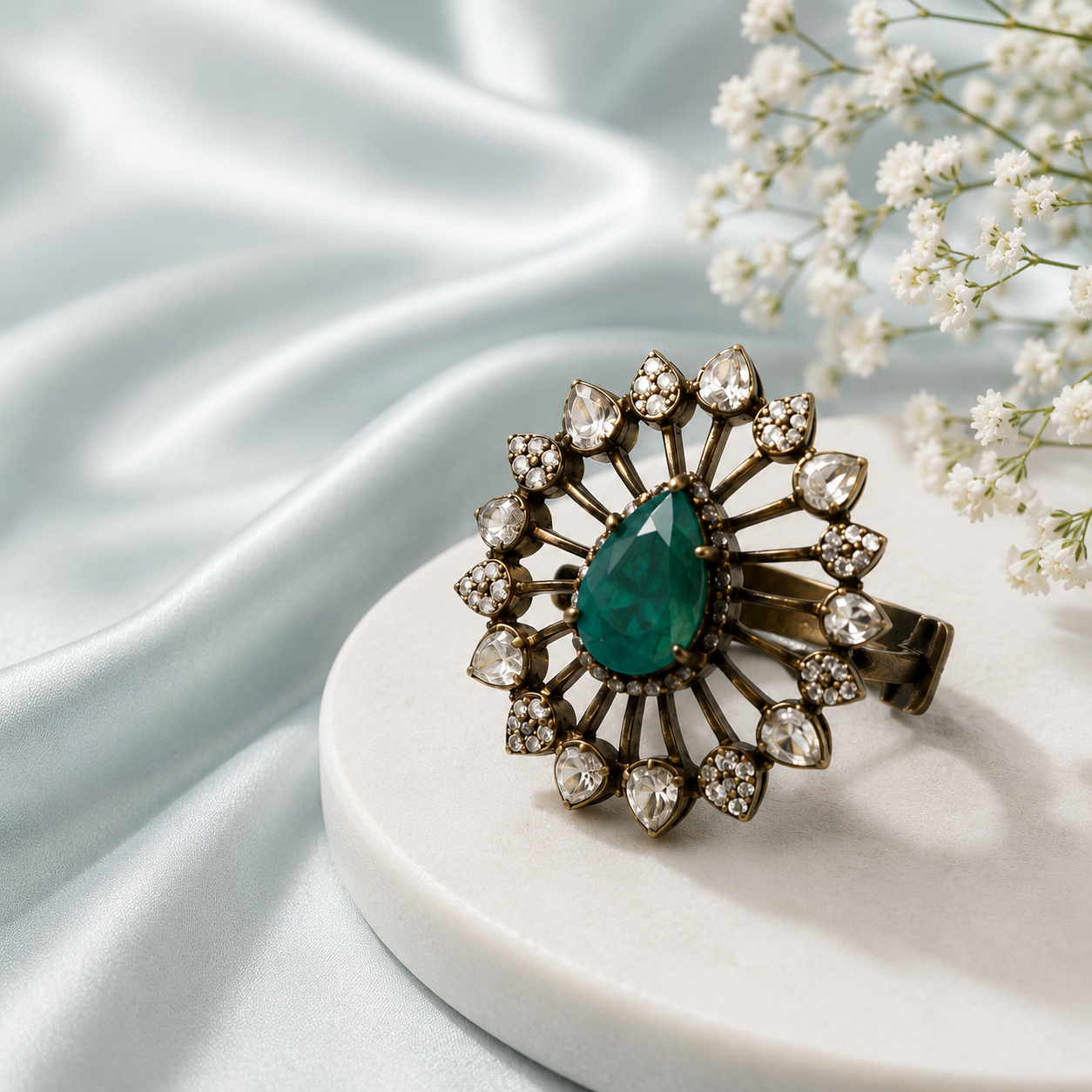 Mayura Ratna Polki Ring