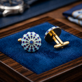 Azure Mandala Cufflinks