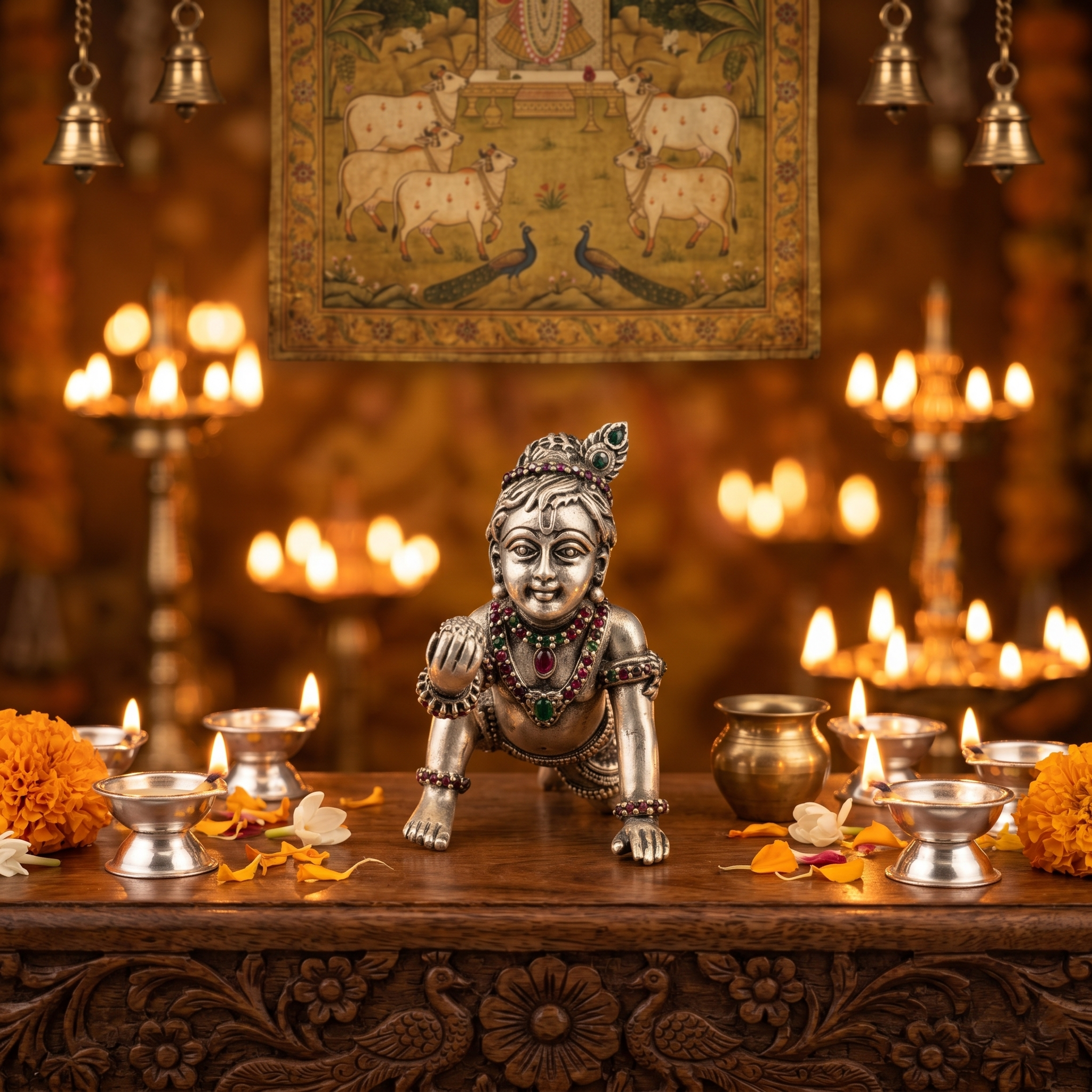 Laddu Gopal Divine Grace Idol