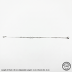 Silver Elan Bow Bracelet