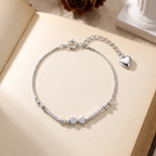 Silver Elan Bow Bracelet