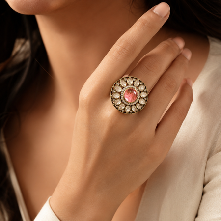 Manjari Polki Ring