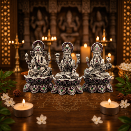 Sampoorna Shubh Lakshmi-Ganesh-Saraswati Set