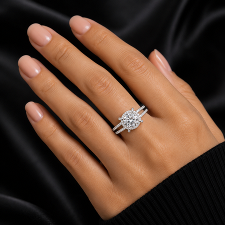 Eterna Spark Solitaire Ring