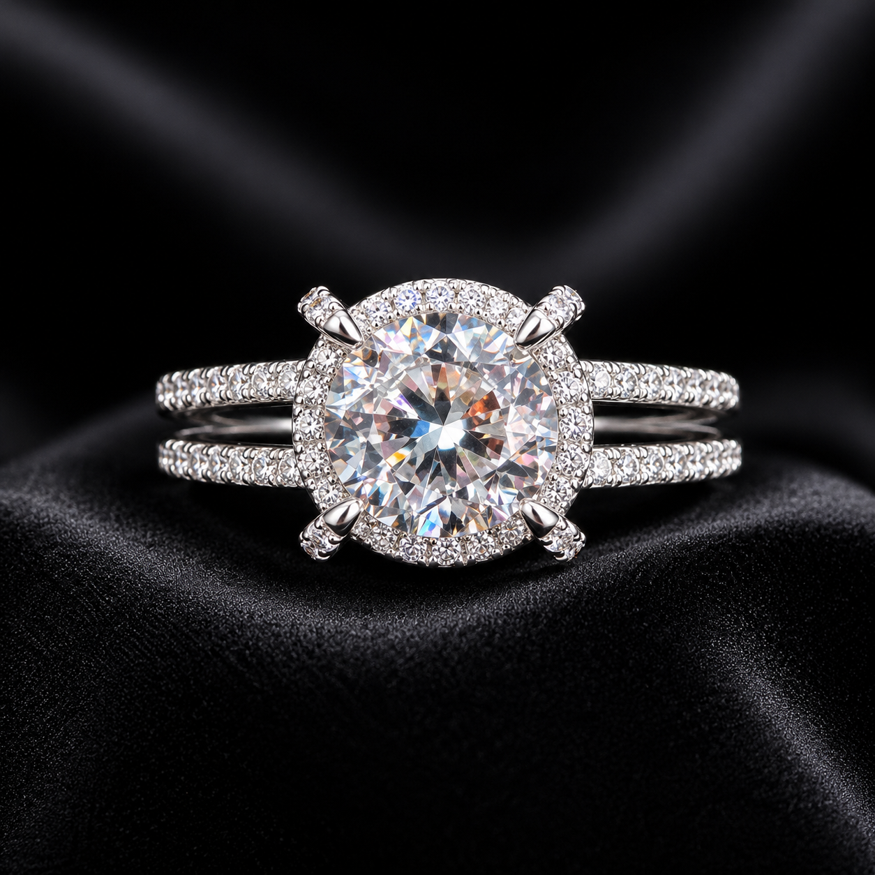 Eterna Spark Solitaire Ring