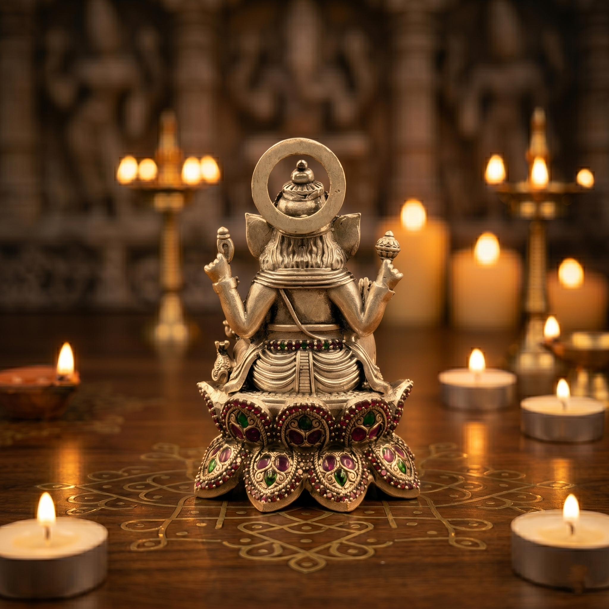 Ratna Vinayak Ganesh Divine Blessings Idol