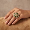 Pachai Padma Polki Ring